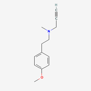 molecular formula C13H17NO B2362774 N-[2-(4-methoxyphenyl)ethyl]-N-methylprop-2-yn-1-amine CAS No. 125436-91-1