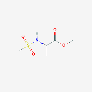 molecular formula C5H11NO4S B2362776 Methyl (2S)-2-methanesulfonamidopropanoate CAS No. 97482-28-5