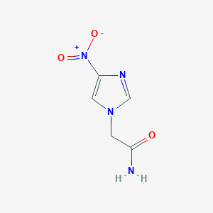 molecular formula C5H6N4O3 B2362777 2-(4-nitro-1H-imidazol-1-yl)acetamide CAS No. 120399-00-0