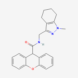 molecular formula C23H23N3O2 B2362852 N-((1-methyl-4,5,6,7-tetrahydro-1H-indazol-3-yl)methyl)-9H-xanthene-9-carboxamide CAS No. 1448052-19-4
