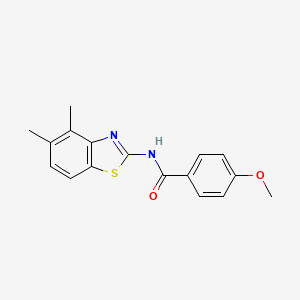 N-(4,5-dimethyl-1,3-benzothiazol-2-yl)-4-methoxybenzamide