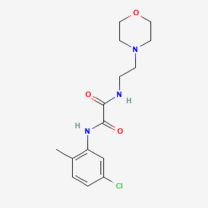 molecular formula C15H20ClN3O3 B2363085 N-(5-chloro-2-methylphenyl)-N'-[2-(morpholin-4-yl)ethyl]ethanediamide CAS No. 900001-59-4