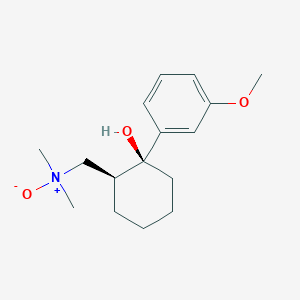 molecular formula C16H25NO3 B023631 [(1S,2S)-2-Hydroxy-2-(3-methoxyphenyl)cyclohexyl]-N,N-dimethylmethanamine N-oxide CAS No. 147441-56-3
