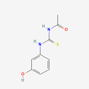 molecular formula C9H10N2O2S B2363167 N-[(3-hydroxyphenyl)carbamothioyl]acetamide CAS No. 620543-39-7
