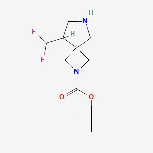 Tert-butyl 5-(difluoromethyl)-2,7-diazaspiro[3.4]octane-2-carboxylate