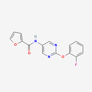 N-(2-(2-fluorophenoxy)pyrimidin-5-yl)furan-2-carboxamide