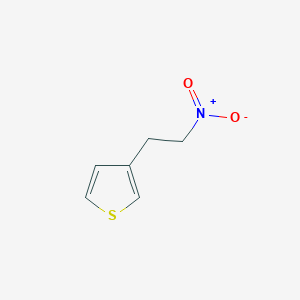 molecular formula C6H7NO2S B2363445 3-(2-Nitroethyl)thiophene CAS No. 30807-45-5