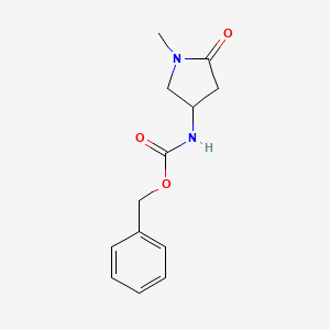 molecular formula C13H16N2O3 B2363451 Benzyl (1-methyl-5-oxopyrrolidin-3-yl)carbamate CAS No. 1790805-35-4