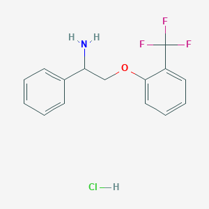 1-Phenyl-2-(2-(trifluoromethyl)phenoxy)ethan-1-amine hydrochloride