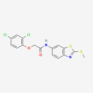 2-(2,4-dichlorophenoxy)-N-(2-(methylthio)benzo[d]thiazol-6-yl)acetamide