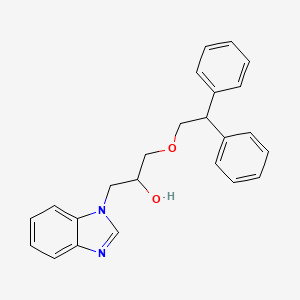 1-(1H-benzimidazol-1-yl)-3-(2,2-diphenylethoxy)propan-2-ol