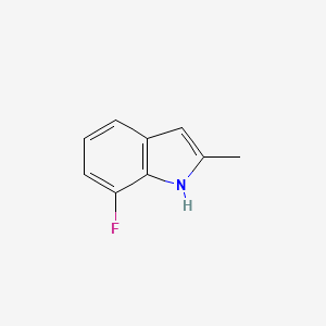 molecular formula C9H8FN B2363505 7-Fluoro-2-methyl-1H-indole CAS No. 432025-24-6