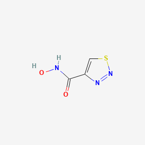 N-hydroxy-1,2,3-thiadiazole-4-carboxamide