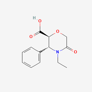 (2S,3R)-4-ethyl-5-oxo-3-phenylmorpholine-2-carboxylic acid