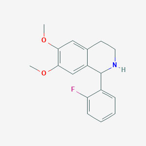 1-(2-Fluorophenyl)-6,7-dimethoxy-1,2,3,4-tetrahydroisoquinoline