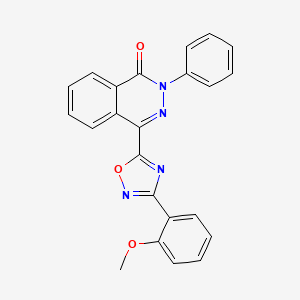 4-[3-(2-methoxyphenyl)-1,2,4-oxadiazol-5-yl]-2-phenylphthalazin-1(2H)-one
