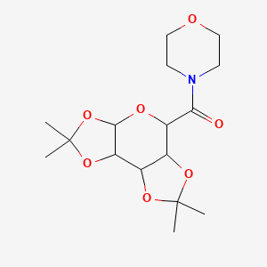 morpholino(2,2,7,7-tetramethyltetrahydro-3aH-bis([1,3]dioxolo)[4,5-b:4',5'-d]pyran-5-yl)methanone