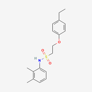 molecular formula C18H23NO3S B2363596 N-(2,3-dimethylphenyl)-2-(4-ethylphenoxy)ethanesulfonamide CAS No. 1351652-04-4