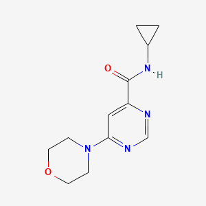 N-cyclopropyl-6-morpholinopyrimidine-4-carboxamide