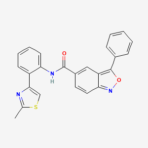 N-(2-(2-methylthiazol-4-yl)phenyl)-3-phenylbenzo[c]isoxazole-5-carboxamide