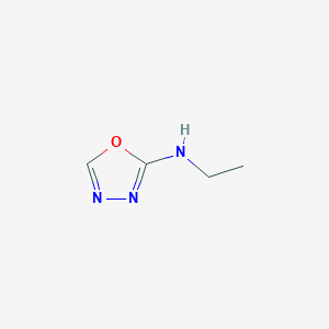 molecular formula C4H7N3O B2363647 N-ethyl-1,3,4-oxadiazol-2-amine CAS No. 1851947-09-5