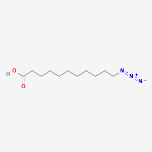 molecular formula C11H21N3O2 B2363658 11-Azidoundecanoic acid CAS No. 118162-45-1