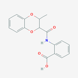 2-(3-Methyl-2,3-dihydrobenzo[b][1,4]dioxine-2-carboxamido)benzoic acid