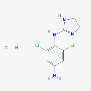 molecular formula C9H11Cl3N4 B023638 Apraclonidine hydrochloride CAS No. 73218-79-8