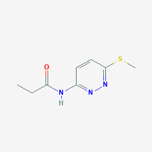 N-(6-(methylthio)pyridazin-3-yl)propionamide