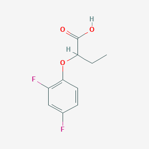 molecular formula C10H10F2O3 B2363858 2-(2,4-Difluorophenoxy)butanoic acid CAS No. 161790-21-2