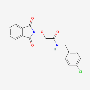 N-(4-chlorobenzyl)-2-[(1,3-dioxo-1,3-dihydro-2H-isoindol-2-yl)oxy]acetamide