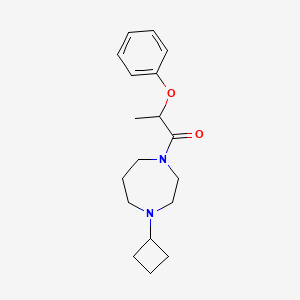 1-(4-Cyclobutyl-1,4-diazepan-1-yl)-2-phenoxypropan-1-one