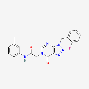 2-(3-(2-fluorobenzyl)-7-oxo-3H-[1,2,3]triazolo[4,5-d]pyrimidin-6(7H)-yl)-N-(m-tolyl)acetamide