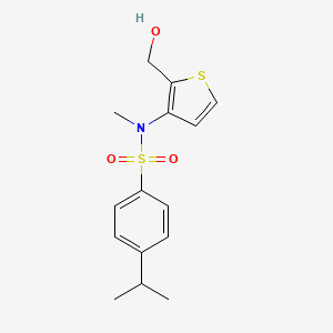 N-[2-(hydroxymethyl)-3-thienyl]-4-isopropyl-N-methylbenzenesulfonamide