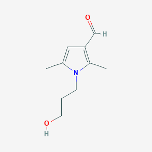 1-(3-Hydroxypropyl)-2,5-dimethyl-1H-pyrrole-3-carbaldehyde