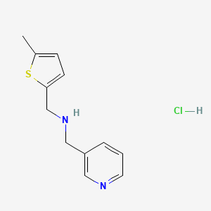 (5-Methyl-thiophen-2-ylmethyl)-pyridin-3-ylmethyl-amine hydrochloride