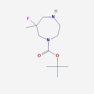 Tert-butyl 6-fluoro-6-methyl-1,4-diazepane-1-carboxylate