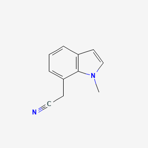 molecular formula C11H10N2 B2363932 2-(1-Methyl-1H-indol-7-yl)acetonitrile CAS No. 84548-95-8