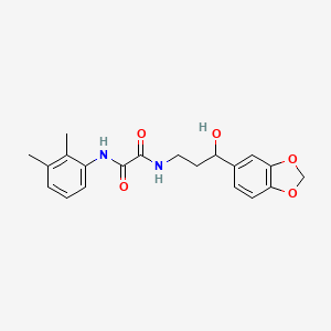 N1-(3-(benzo[d][1,3]dioxol-5-yl)-3-hydroxypropyl)-N2-(2,3-dimethylphenyl)oxalamide