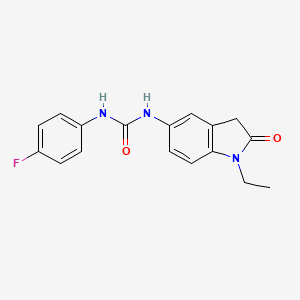 1-(1-Ethyl-2-oxoindolin-5-yl)-3-(4-fluorophenyl)urea