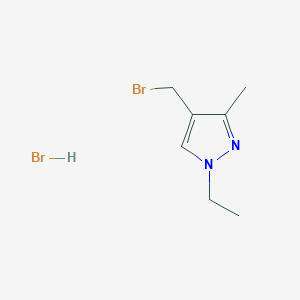 4-(Bromomethyl)-1-ethyl-3-methyl-1H-pyrazole hydrobromide