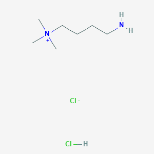 molecular formula C7H20Cl2N2 B2363991 (4-Aminobutyl)trimethylazanium chloride hydrochloride CAS No. 1007222-85-6