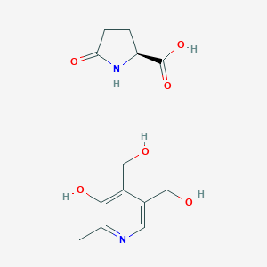 molecular formula C13H18N2O6 B023640 Metadoxine CAS No. 74536-44-0