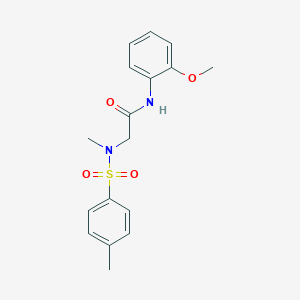 N-(2-methoxyphenyl)-2-[methyl-(4-methylphenyl)sulfonylamino]acetamide