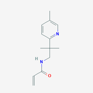 N-[2-Methyl-2-(5-methylpyridin-2-yl)propyl]prop-2-enamide
