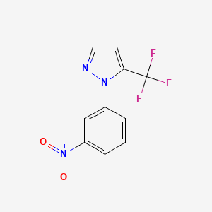 1-(3-nitrophenyl)-5-(trifluoromethyl)-1H-pyrazole