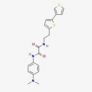 N1-(2-([2,3'-bithiophen]-5-yl)ethyl)-N2-(4-(dimethylamino)phenyl)oxalamide