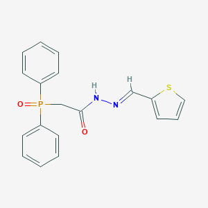 (Diphenylphosphinyl)acetic acid (2-thienylmethylene)hydrazide