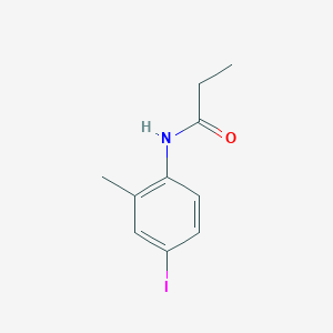 molecular formula C10H12INO B2364078 N-(4-iodo-2-methylphenyl)propanamide CAS No. 443903-46-6