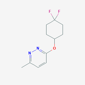 B2364085 3-[(4,4-Difluorocyclohexyl)oxy]-6-methylpyridazine CAS No. 2200106-77-8